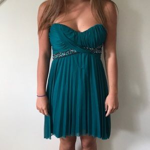 Macys Green Dress